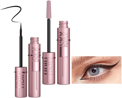 Neycare matte mascara with matte eyeliner easy to use perfect pack of 2(2 Items in the set)