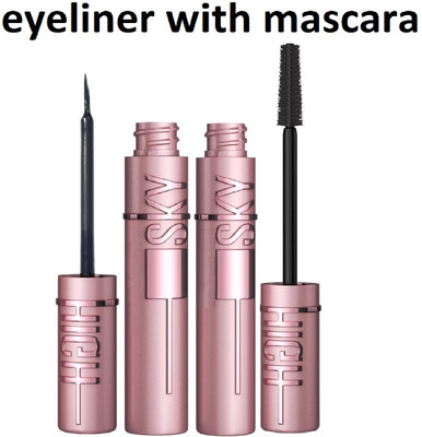 Neycare super new look shade best eye liner with mascara perfect look pack of 2(2 Items in the set)