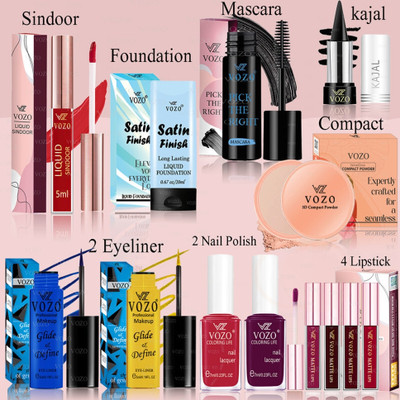 VOZO Makeup Combo Full Cosmetic Kit with High-Quality, Skin-Friendly -46(13 Items in the set)
