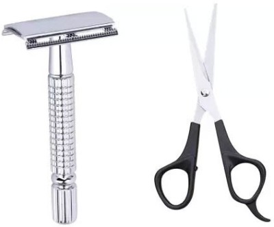 Tifurko Combo Of Shaving Razor with Scissor Pack Of 2(2 Items in the set)