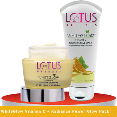 LOTUS HERBALS WhiteGlow Vitamin-C Radiance Power Glow Pack(2 Items in the set)