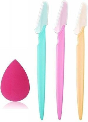 Plimsoll Combo Pack of Eyebrow, Face & Hair Removal & Beauty blender Puff sponge(2 Items in the set)