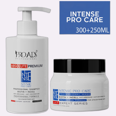 PRO ADS Intense Pro Combo Shampoo 300 ml,Conditioner Mask 250 ml Elite_aEZ(2 Items in the set)