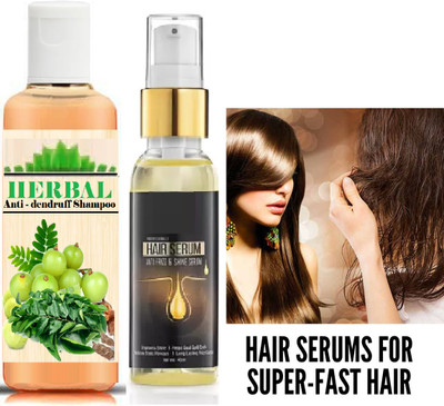 ADJD Hair Serum With Shampoo(2 Items in the set)