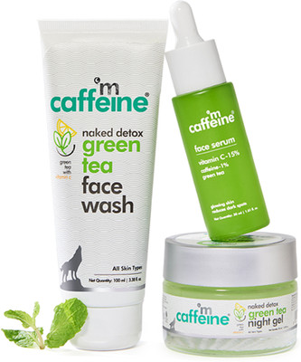 mCaffeine Green Tea Face Glow Night Routine(2 Items in the set)