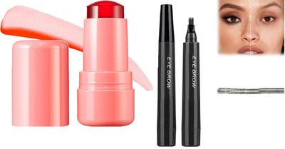 GFSU - GO FOR SOMETHING UNIQUE New Professional jelly Blusher with liquid eyebrow pencil(2 Items in the set)