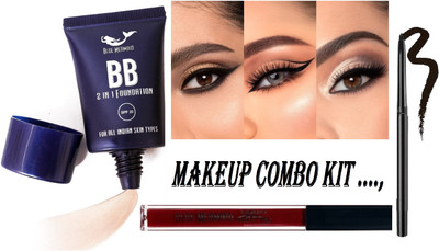 BLUEMERMAID Makeup Set Sweat Resistant,Lightweight,Waterproof,Smudge Proof(3 Items in the set)