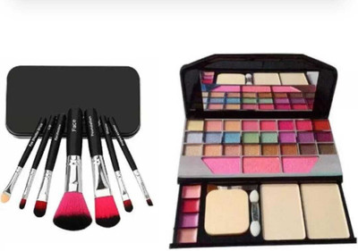 mkldsrh 6155 make up kit with make up brushes with for face make up(2 Items in the set)