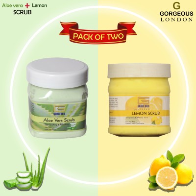 GgorgeousLondon Aloe Vera Scrub and Lemon  Scrub(1000 g)