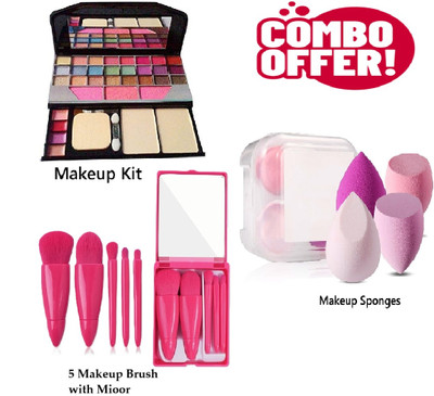 DONNARA organics GRWM Makeup Combo kit for women (Pack of 3)(3 Items in the set)