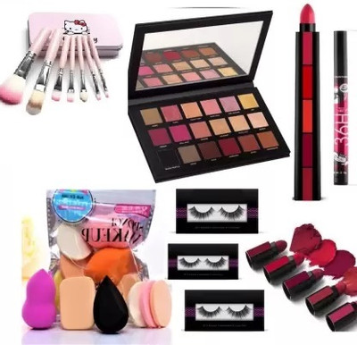 YBN EYESHADOW MAKEUP COMBO FOR WOMEN(9 Items in the set)