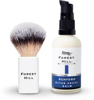 Forest Hill Set of 2 Men Grooming Shaving Kit, Ashford Post Shave Balm 100ml & Shaving Brush(2 Items in the set)