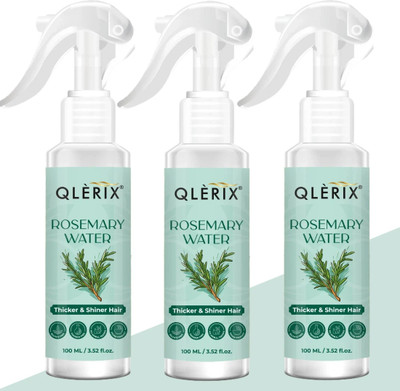 QLERIX Rosemary water Spray Mist Combo for Hair Regrowth and hairfall Control Spray(3 Items in the set)