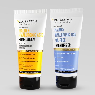 Dr. Sheth's Intense Skin Hydration Combo |Powerful Hydrating & Protecting Duo(2 Items in the set)