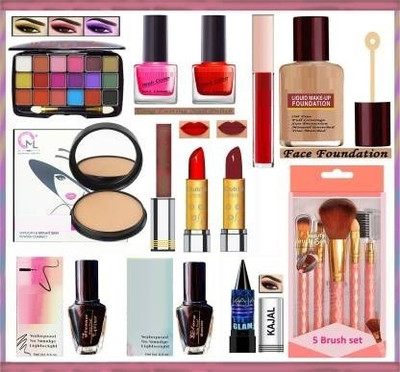 GLOW IT Tangent Beauty Makeup Kit of 16 Makeup Items(15 Items in the set)