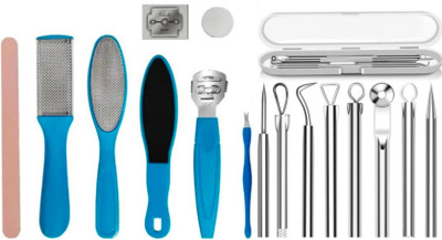 ghorela 8 Pedicure Kit Sets and 4 Blackhead Remover Packs (Pack of 2)(1 Items in the set)