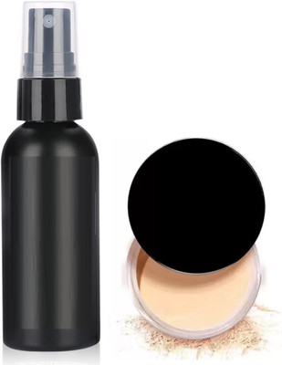 Latixmat OIL CONTROL MAKE UP FACE FINE LOOSE POWDER & MAKEUP SETTING FIXER(2 Items in the set)