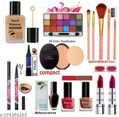 Valhalla all in one makeup combo for women(12 Items in the set)