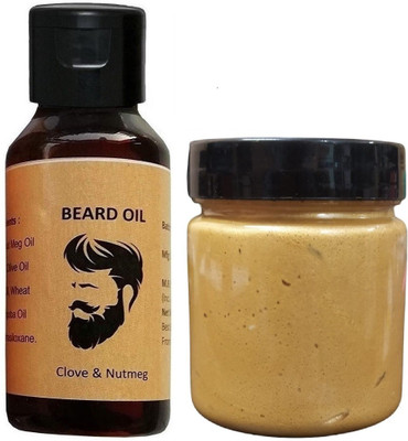 MYEONG Hair Cream Styling Gold Wax And Uneven Beard Oil(2 Items in the set)