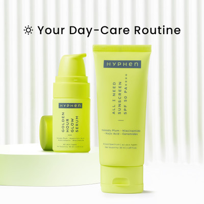 HYPHEN Daily Day-Care Combo with Face Serum & Moisturizing Sunscreen SPF 50(2 Items in the set)