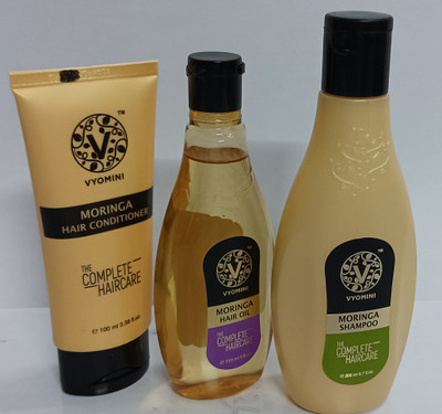 RCM como hair care moringa hair oil,shampoo,conditioner(3 Items in the set)