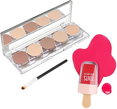 KAIASHA WATER PROOF MATTE ICE CREAM DEAR DARLING LONG 1 shade Matte Finish Waterproof Contour(2 Items in the set)