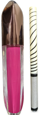 Luipui PRETTY PINK LIPSTICK AND SILVER EYE LINER COMBO(1 Items in the set)