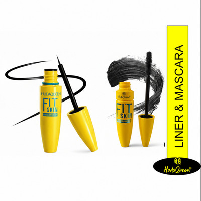 HUDA QUEEN Dramatic Lash Mascara with Precision Eyeliner Combo(2 Items in the set)