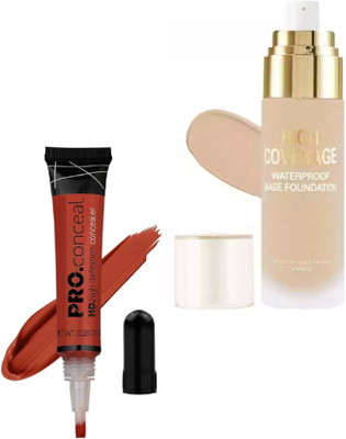 Neycare soft and smooth new perfect liquid foundation with concealer pack of 2(2 Items in the set)
