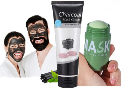 Yuency Green Tea Clay Stick Mask & Anti blackhead remover charcoal face mask(2 Items in the set)