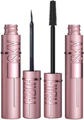 Neycare new mascara with new eyeliner mini eye combo set pack of 2(2 Items in the set)