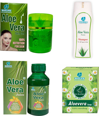 BIOLIFE Aloe Vera Beauty Pack(4 Items in the set)