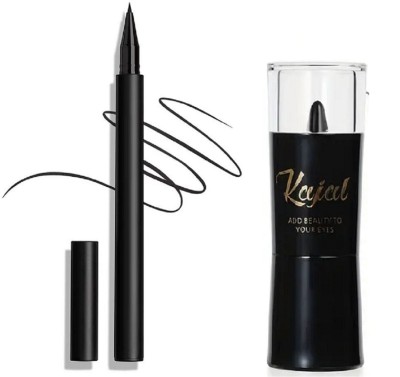 Neycare PERFECT EYELINER WITH PERFECT BLAKC KAJAL PACK OF 2(2 Items in the set)