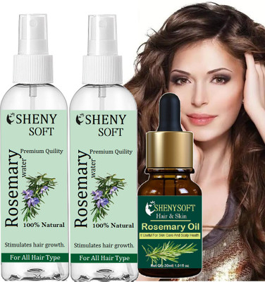 sheny soft Rosemary Water For Hair Growth and hair crae oil PACK OF 3(3 Items in the set)