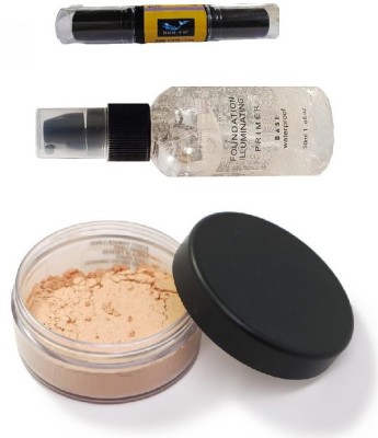 SEUNG NEW COMBO PRIMER WITH CONTOUR STICK & LOOSE POWDER(3 Items in the set)