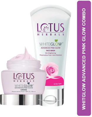 LOTUS HERBALS Whiteglow Advanced Pink Glow Regime Pack(2 Items in the set)
