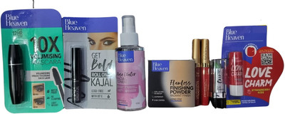 BLUE HEAVEN 10X Mascara Make Up Set(8 Items in the set)