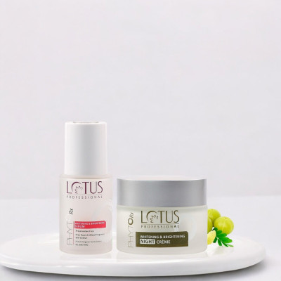 Lotus Professional PHYTORX Whitening & Brightening Night Creme With Serum(2 Items in the set)