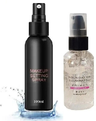 Yuency makeup fixer spray and primer combo for makeup(2 Items in the set)
