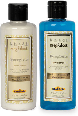 KHADI MEGHDOOT Ayurvedic Cleansing and Toning(2 Items in the set)