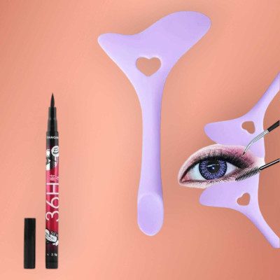 asija makeovers Good quality Eyeliner Stencil Eye Makeup Assistant Tool Multi-Purpose & Winged Eyeliner(2 Items in the set)