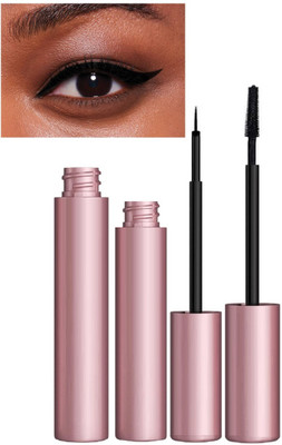 nn easy to use mascara with eyeliner mini makeup combo set pack of 2(2 Items in the set)
