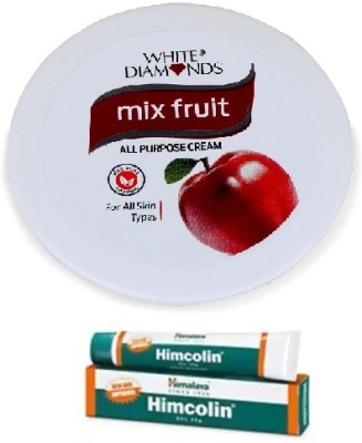 HIMALAYA himcolin gel + Mix Fruit All Purpose Cream (100 ml)(2 Items in the set)