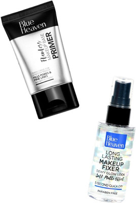 BLUE HEAVEN Primer and Fixer Combo set, 30g + 60ml(2 Items in the set)