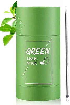 GABBU CLEAN FACE PORES AND FACE DIRT COMBO OF GREEN TEA MUD MASK WITH ICE CREAM MASK(2 Items in the set)