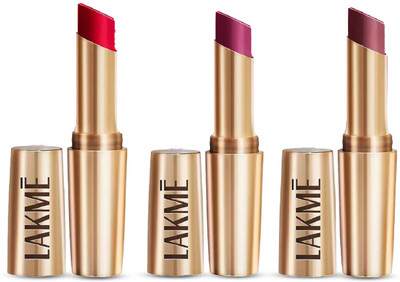 Lakmé 9 To 5 Priming Matte Lipstick  (Plum Pick,Mauve Matter,Red Twist, 10.8 G) For Rs. 628 @ 65 %