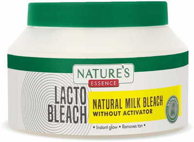 Nature's Essence Lacto Bleach 100ml Natural Milk bleach without Activator Instant Glow Remove Tan(100 ml)