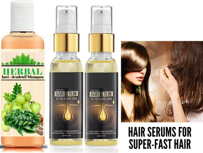 ADJD Combo Anti dandruff shampoo with Smoother Hair and Long Lasting(2 Items in the set)