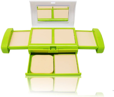 YAWI GO FOR SOMETHING UNIQUE 5 IN 1 GREEN TEA PROFESSIONAL MAKE UP COMPACT(2 Items in the set)