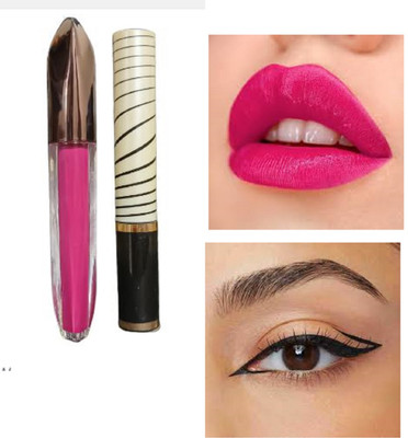 Luipui PRETTY PINK LIPSTICK AND BLACK EYE LINER COMBO(1 Items in the set)